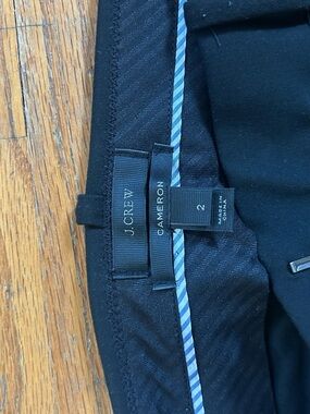 J. Crew Black Cameron Tailored Pants